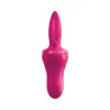 3Some Holey Trinity Triple Tongue Vibrator Red 3Some Holey Trinity Triple Tongue Vibrator Red