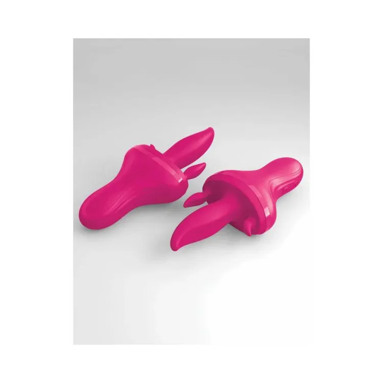 3Some Holey Trinity Triple Tongue Vibrator Red 3Some Holey Trinity Triple Tongue Vibrator Red