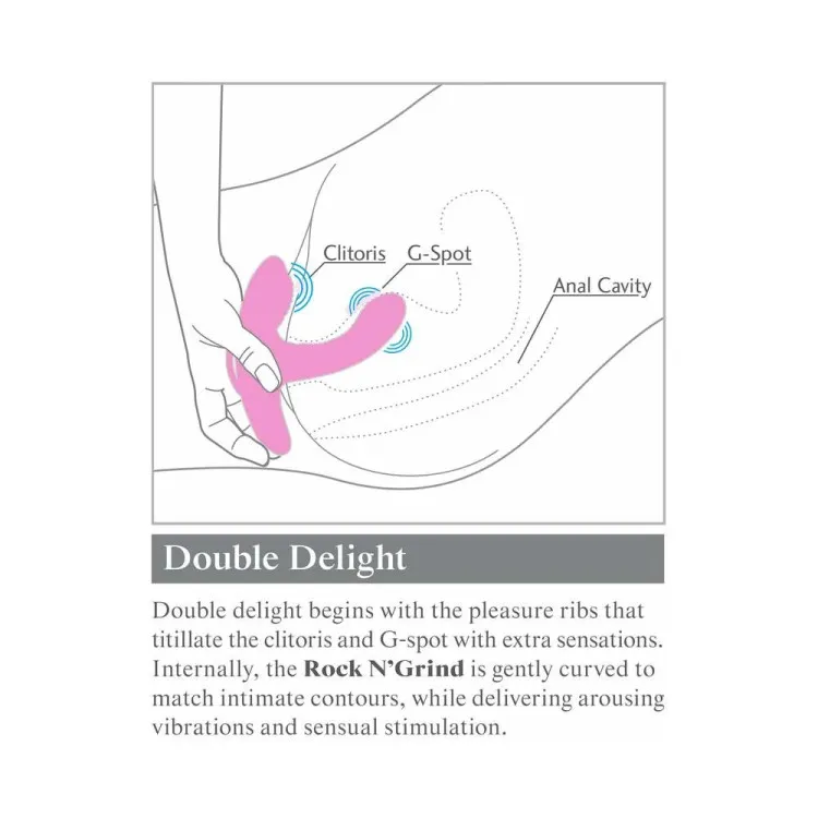 Threesome Rock N Grind Clit and G-Spot Vibe Threesome Rock N Grind Clit and G-Spot Vibe