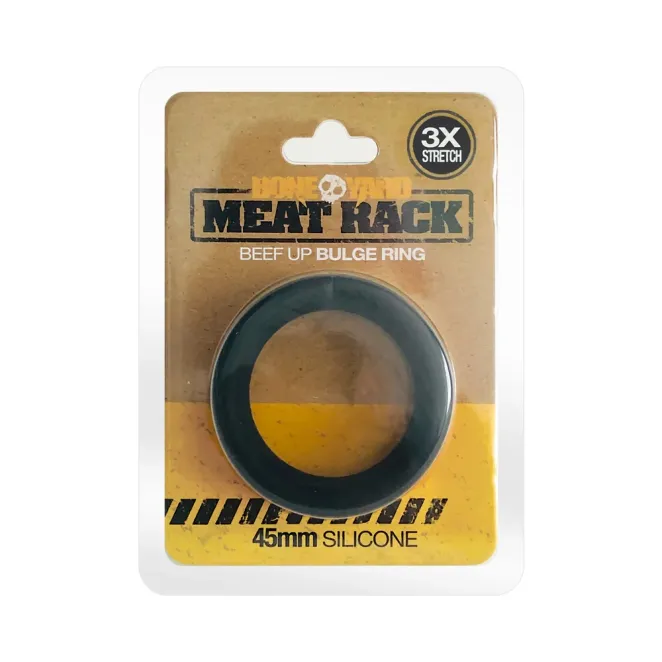 Meat Rack Silicone Cock Ring Black