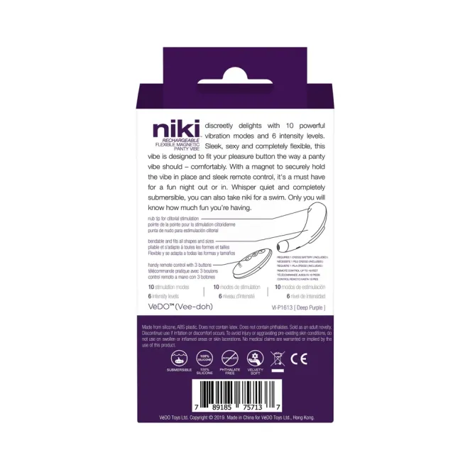 VeDO Niki Panty Vibrator Deep Purple