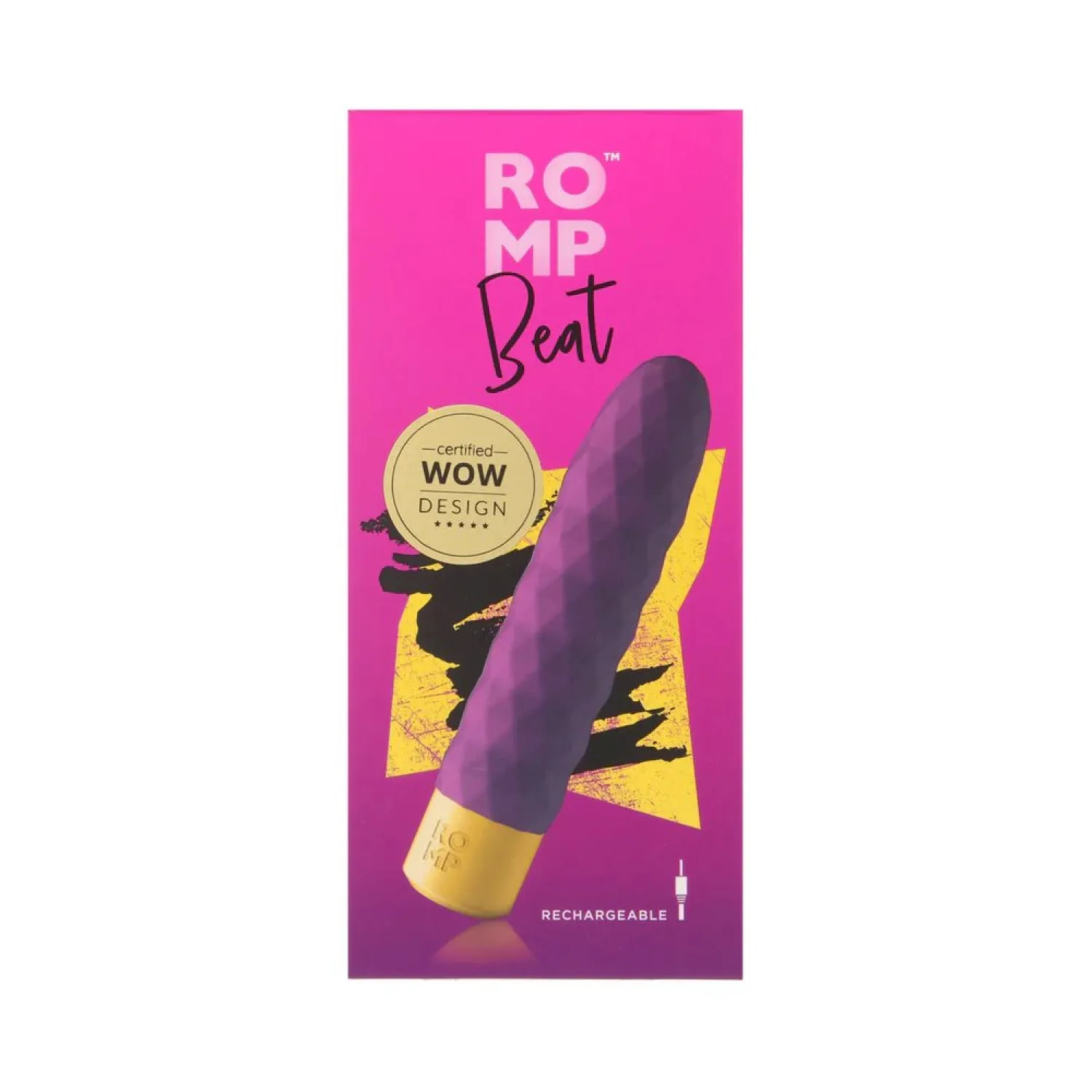 ROMP Beat Silicone Bullet Vibrator Purple