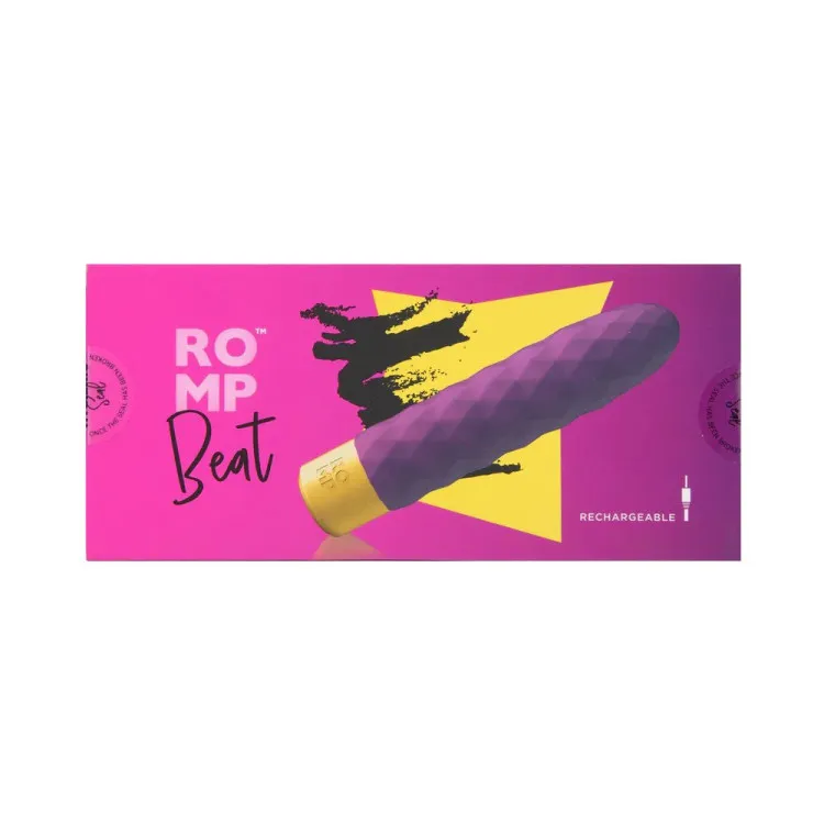 ROMP Beat Silicone Bullet Vibrator Purple ROMP Beat Silicone Bullet Vibrator Purple