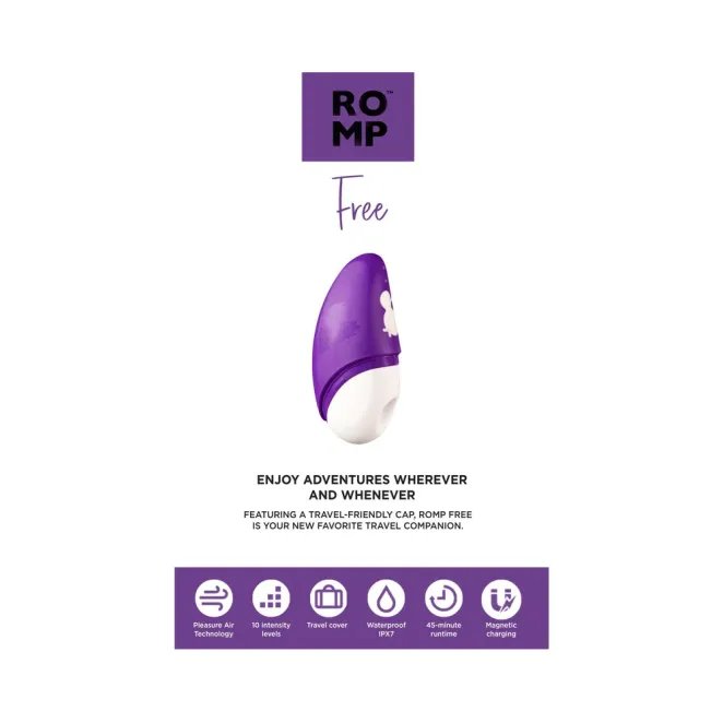 ROMP Free Clitoral Suction Stimulator Purple