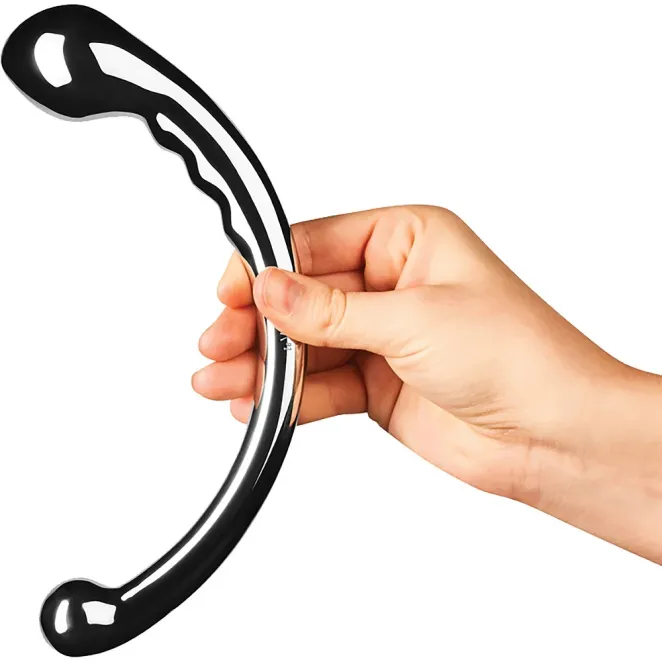 Le Wand Hoop G-Spot Double-Ended Stainless Steel Dildo