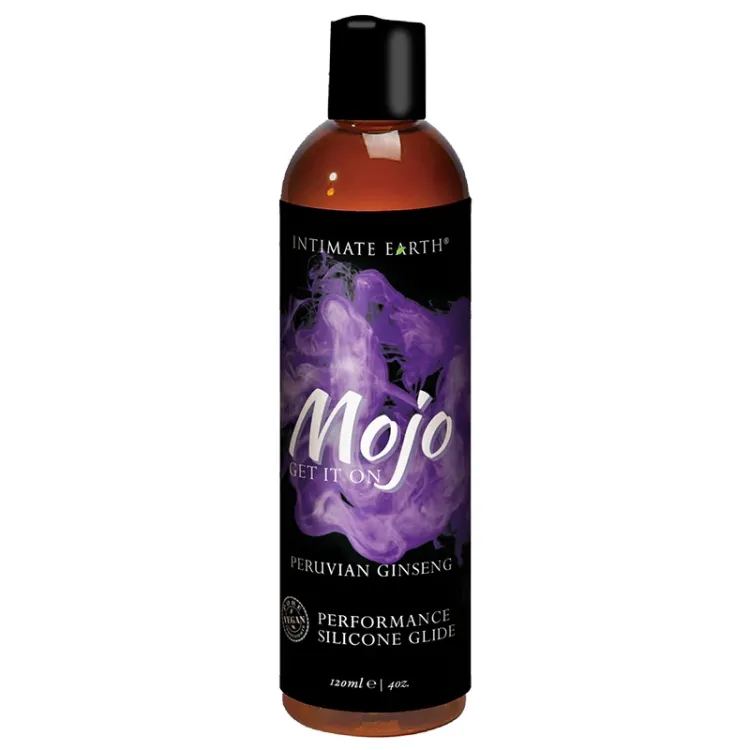 Intimate Earth Mojo Peruvian Ginseng Silicone Glide 4 oz. Intimate Earth Mojo Peruvian Ginseng Silicone Glide 4 oz.