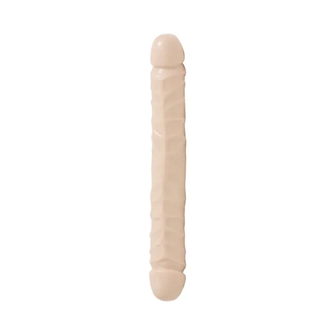 12 in. Jr. Veined Double Sided Dildo