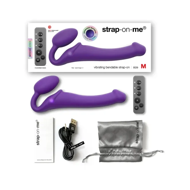 6 Inch Strap-on-me Slim Silicone Strapless Strap-On Dildo