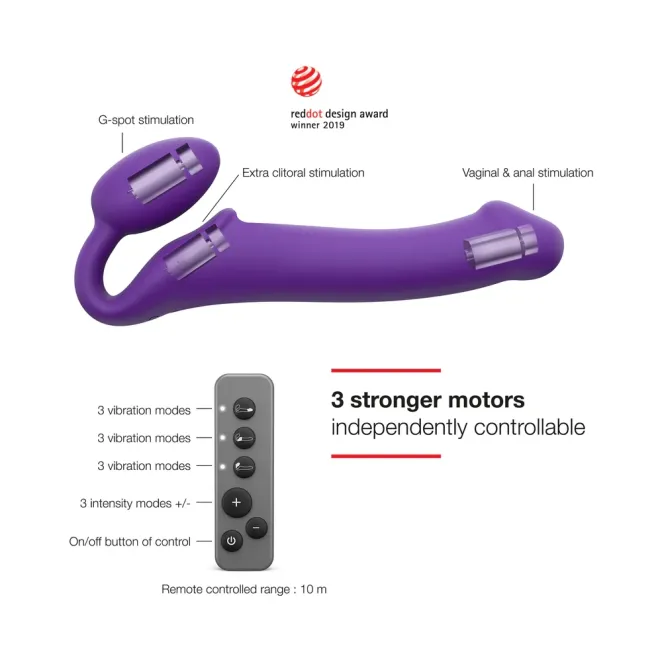 6 Inch Strap-on-me Slim Silicone Strapless Strap-On Dildo