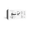 Strap-On-Me Remote Control Vibrating Strapless Strap-On Black