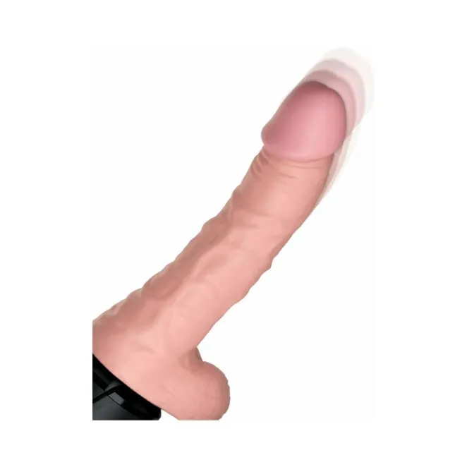 6 Inch King Cock Ultra Realistic Thrusting Warming Realistic Vibrator