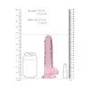 7 in. Crystal Clear Realistic Dildo with Balls Pink 7 in. Crystal Clear Realistic Dildo with Balls Pink
