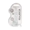 7 in. Crystal Clear Realistic Dildo with Balls Clear