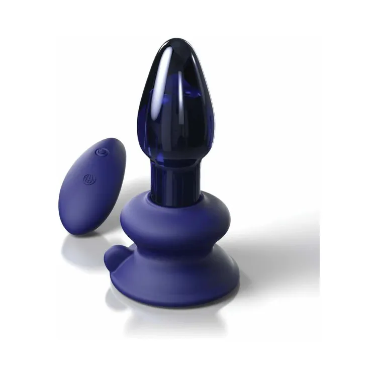 Icicles No. 85 Remote-Controlled Vibrating Glass Anal Plug Icicles No. 85 Remote-Controlled Vibrating Glass Anal Plug