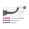 Icicles No. 87 Curved Glass Dildo in Black Icicles No. 87 Curved Glass Dildo in Black