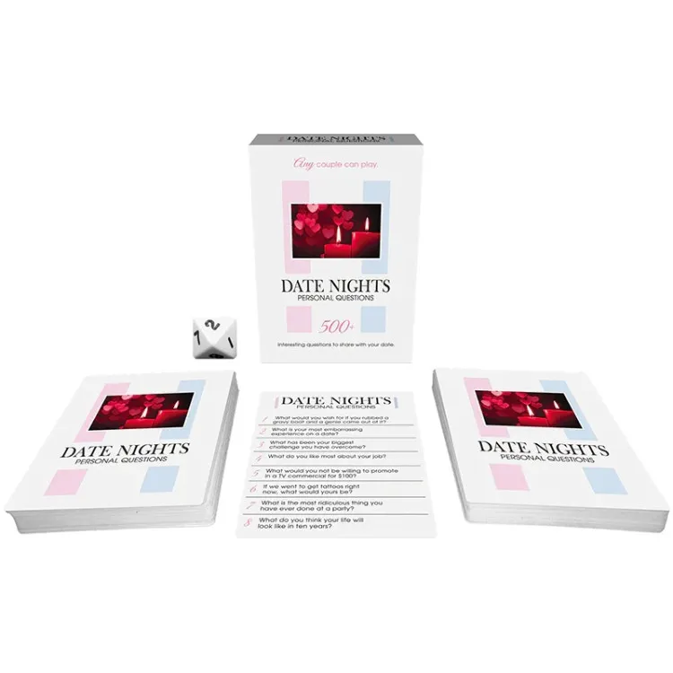 Date Night Personal Questions Game (76568) by Kheper Games | Couples Intimacy Games | SlipDix.com Date Night Personal Questions Game (76568) | SlipDix.com