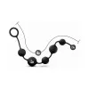 Silicone Large Anal Beads Black Silicone Large Anal Beads Black