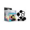 Silicone Large Anal Beads Black Silicone Large Anal Beads Black