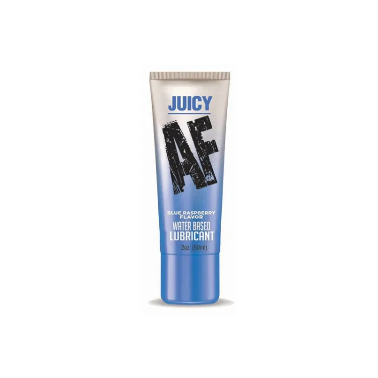 Juicy AF Water-Based Lubricant Blue Raspberry 2 oz. Juicy AF Water-Based Lubricant Blue Raspberry 2 oz.