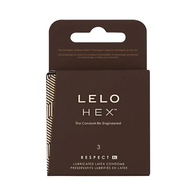 LELO HEX Respect XL Lubricated Latex Condoms 3-Pack LELO HEX Respect XL Lubricated Latex Condoms 3-Pack