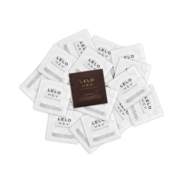 LELO HEX Respect XL Lubricated Latex Condoms 3-Pack LELO HEX Respect XL Lubricated Latex Condoms 3-Pack