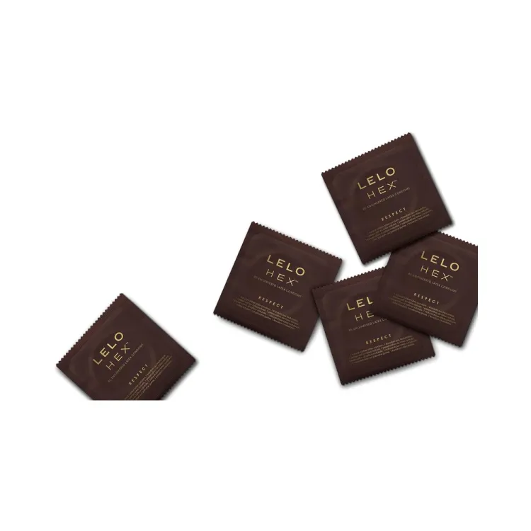 LELO HEX Respect XL Lubricated Latex Condoms 3-Pack LELO HEX Respect XL Lubricated Latex Condoms 3-Pack