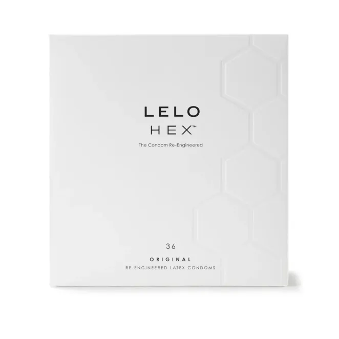 Lelo HEX Original Latex Condoms (36 Count)
