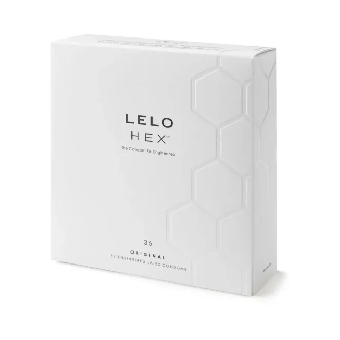 Lelo HEX Original Latex Condoms (36 Count)