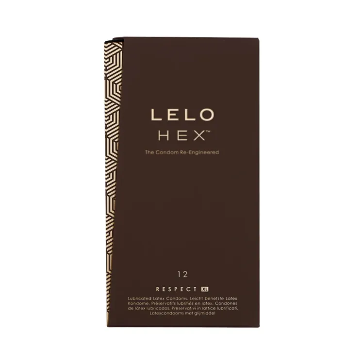 LELO HEX Respect XL Lubricated Latex Condoms 12-Pack LELO HEX Respect XL Lubricated Latex Condoms 12-Pack