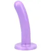 5.25 Inch Non-Phallic Silicone Dildo – Purple