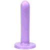 5.25 Inch Non-Phallic Silicone Dildo – Purple