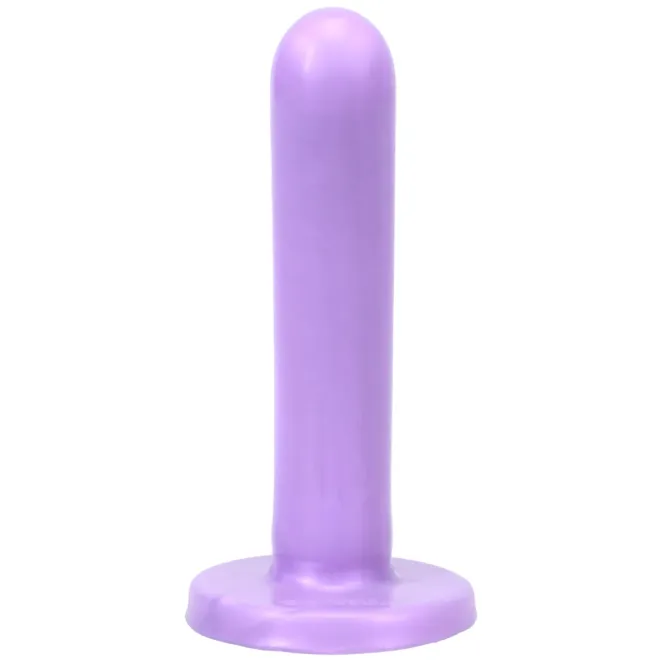 5 Inch Non-Phallic Silicone Dildo – Purple