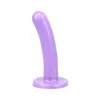5.25 Inch Non-Phallic Silicone Dildo – Purple
