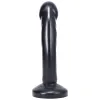 5 Inch Slim Silicone Beginner Dildo Black