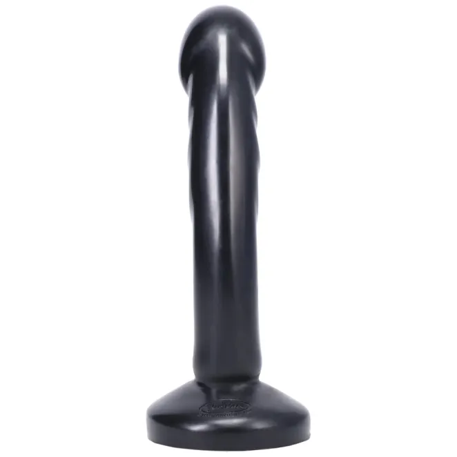 5 Inch Slim Silicone Beginner Dildo Black