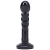 5 Inch Slim Silicone Beginner Dildo Black