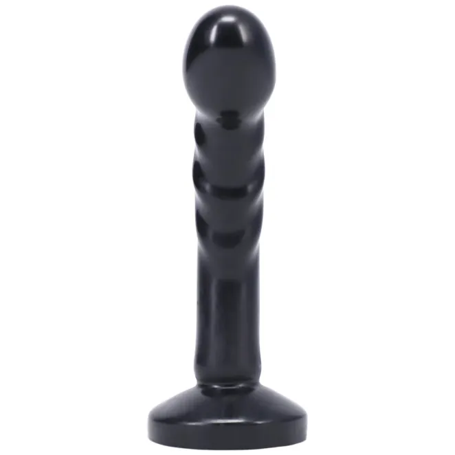5 Inch Slim Silicone Beginner Dildo Black
