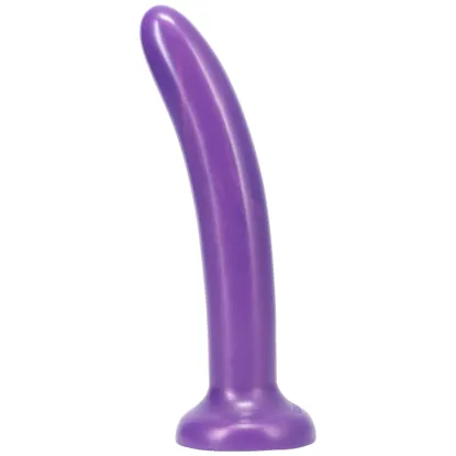 7 Inch Leisure Silicone Vibrating Dildo with Bullet Amethyst