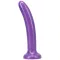 7 Inch Leisure Silicone Vibrating Dildo with Bullet Amethyst