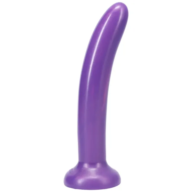 7 Inch Leisure Silicone Vibrating Dildo with Bullet Amethyst