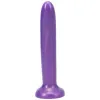 7 Inch Leisure Silicone Vibrating Dildo with Bullet Amethyst