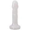 6.25 Inch Silicone Vibrating Silicone Dildo with Bullet Pearl