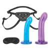 Lux Fetish 3-Piece Beginners Strap-On & Pegging Set Lux Fetish 3-Piece Beginners Strap-On & Pegging Set
