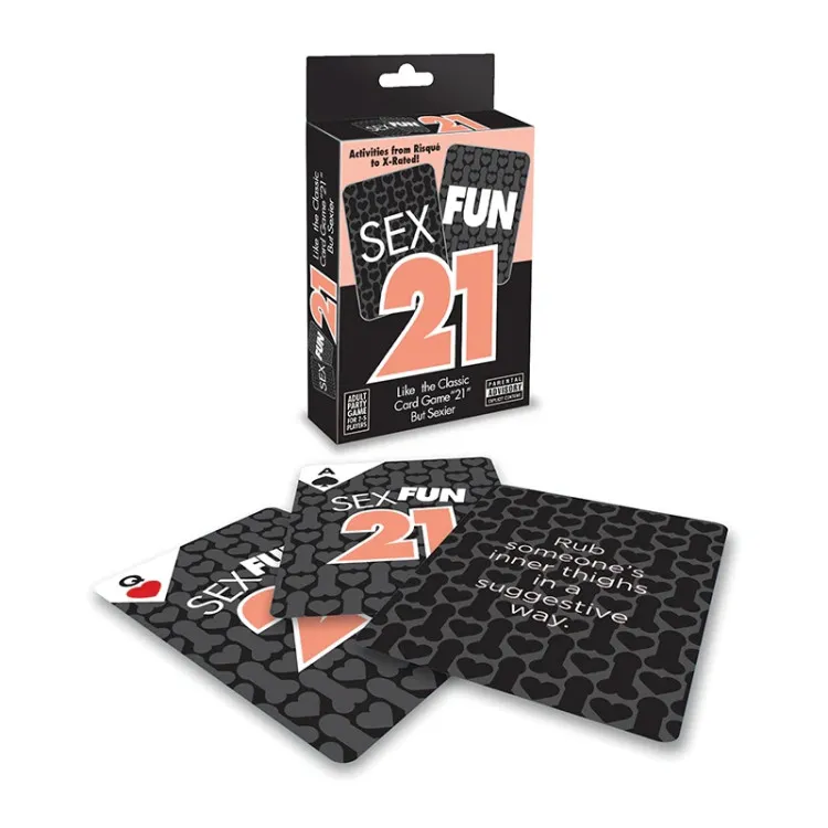Sex Fun 21 Card Game (79057) by Little Genie Productions | Adult Party Games | SlipDix.com Sex Fun 21 Card Game (79057) | SlipDix.com