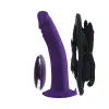 VeDO Diki Vibrating Dildo with Harness Purple
