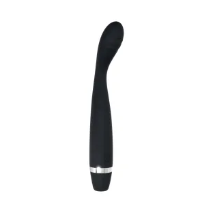 Silicone Slimline G-Spot Vibrator Skinny G Black
