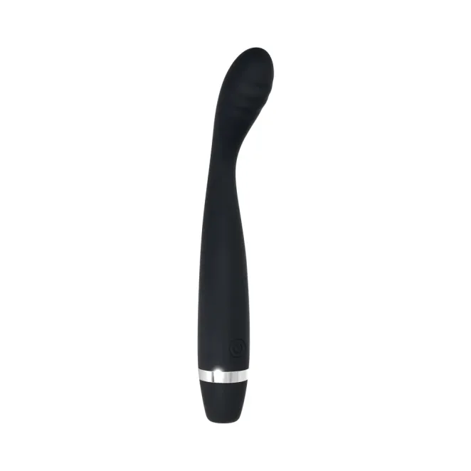 Silicone Slimline G-Spot Vibrator Skinny G Black