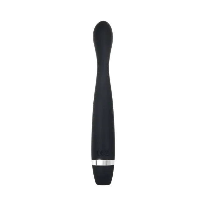 Silicone Slimline G-Spot Vibrator Skinny G Black