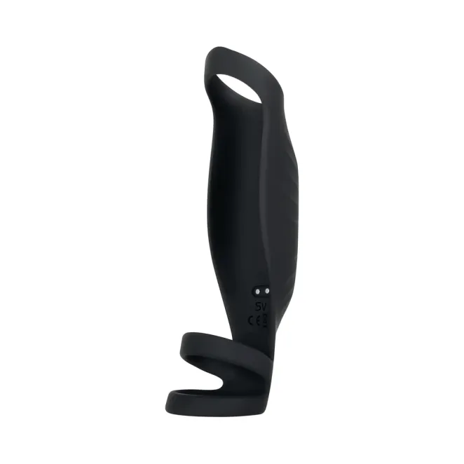 Rocketeer Triple-Ring Vibrating Silicone Penis Sheath