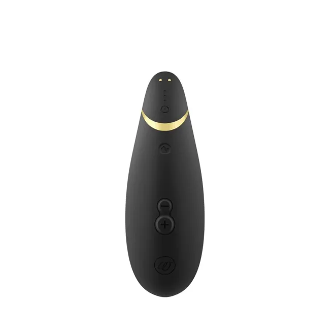 Womanizer Premium 2 Silicone Luxurious Pleasure Air Clitoral Stimulator Black